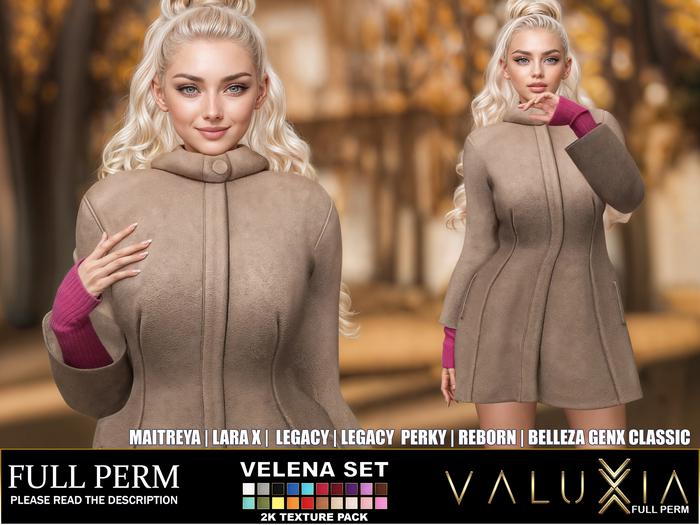 VALUXIA[FP] - Velena Set "2K" TEXTURE PACK FULL PERM