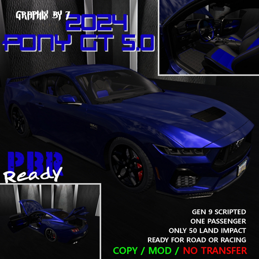 GB7 2024 PONY GT 5.0 (BOXED)