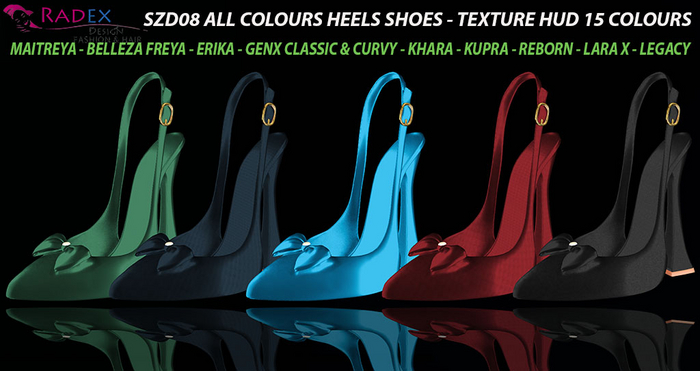 RADEX Mesh Szd08 All Colours Heels Shoes 