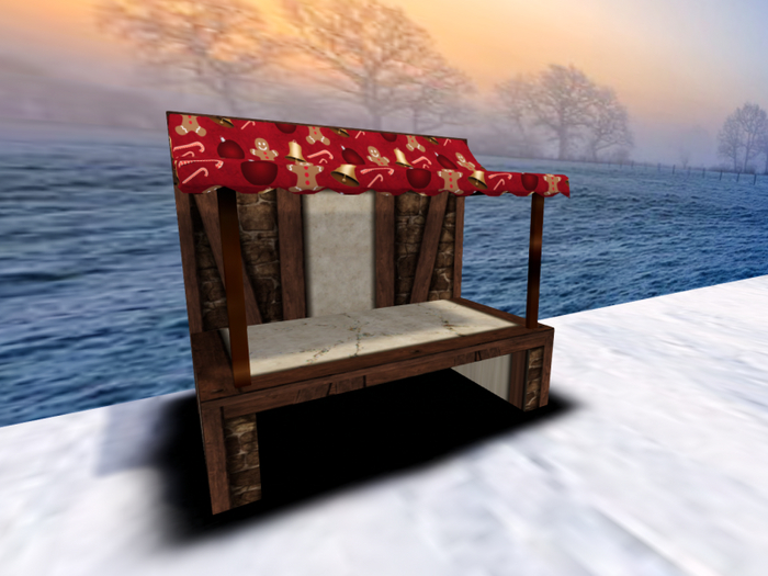 Christmas Market Stall Half-timbered