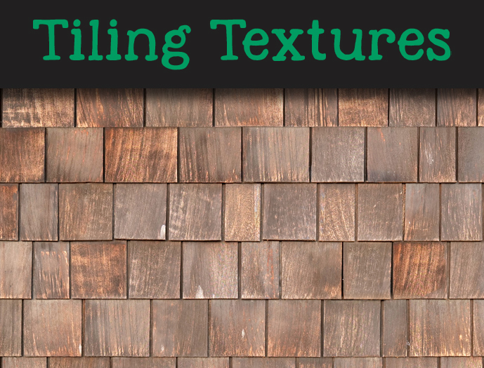 Aged Vertical Wooden Shingles - Seamless texture