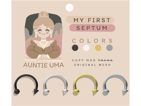 Auntie Uma - My First Septum - GIFT