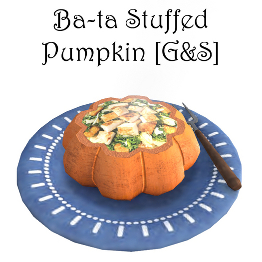 *TEXTURE* Ba-ta Stuffed Pumpkin [G&S]