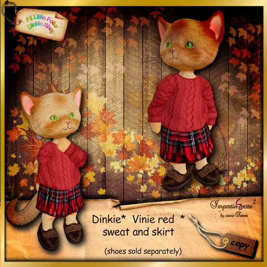 ALF Dinkie * vinie outfit red