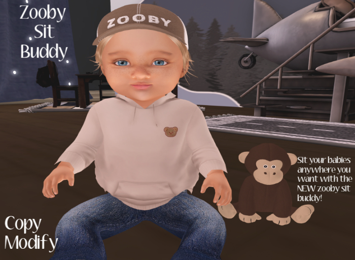 Zooby  Sit Buddy (Monkey)