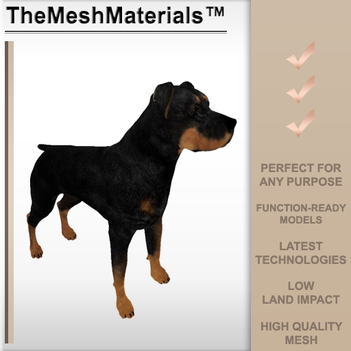 The Mesh Materials - Rottweiler Dog