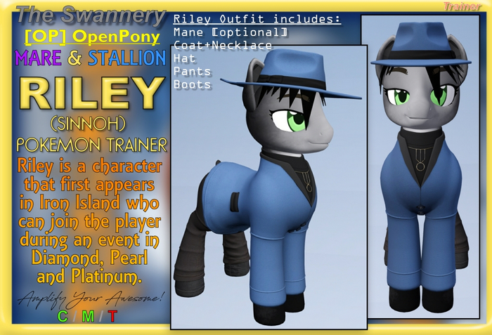 [OP] Openpony Riley Pocket Monster Trainer [M & ST]