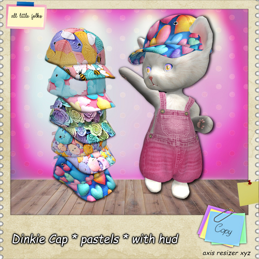 Dinkie * cap pastels with hud