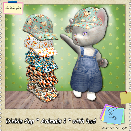 Dinkie * cap animals 1 with hud