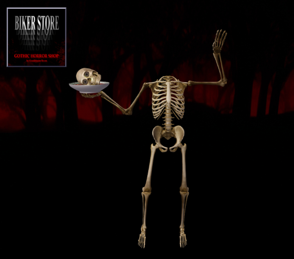 #beheaded Skeleton Statue
