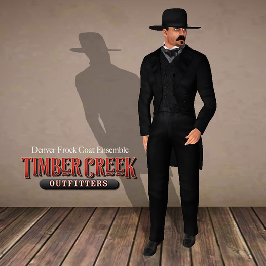 [Timber Creek] Denver Frock Coat-Silver