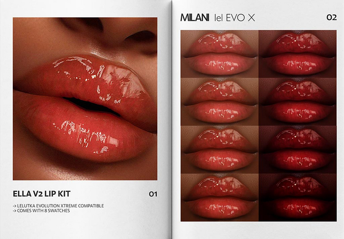 MILANI - "ELLA V2" LIP KIT / FATPACK