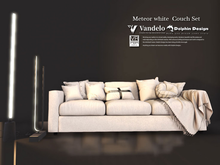 [vandelo] Meteor white  Couch Set