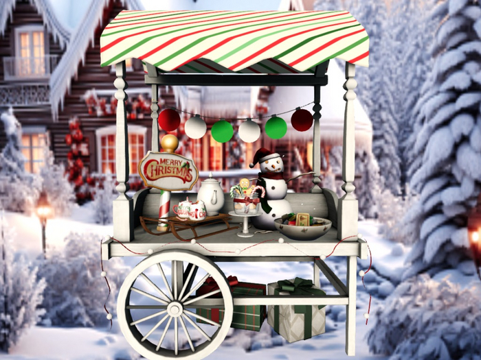 :DH: Cart Green & Red ~Christmas~