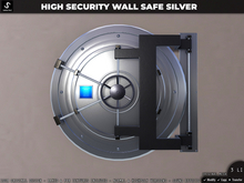 [satus Inc] High Security Wall Safe [Silver]