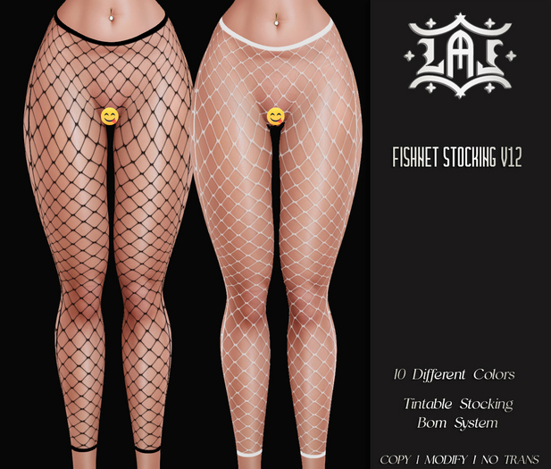 LAL-Fishnet Stocking V12 Only Bom-Tintable