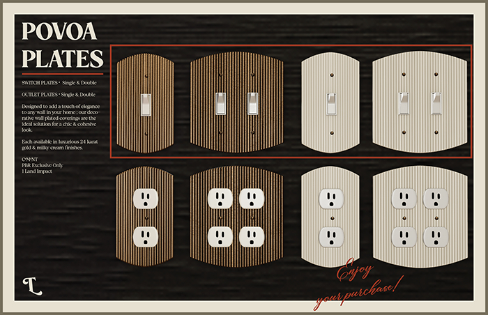Theory . Povoa Switch Plates