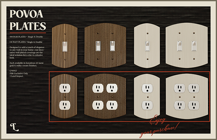 Theory . Povoa Outlet Plates