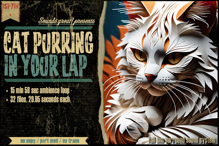 Sounds Great! Ambient System - Cat Purring In Your Lap