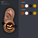 [HT] - E0004 Swallow Earrings XL (F)