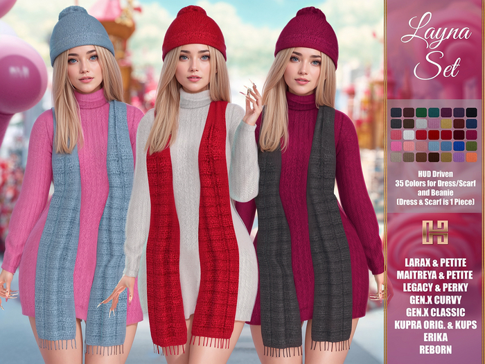 [hh] Layna Sweater Dress Set
