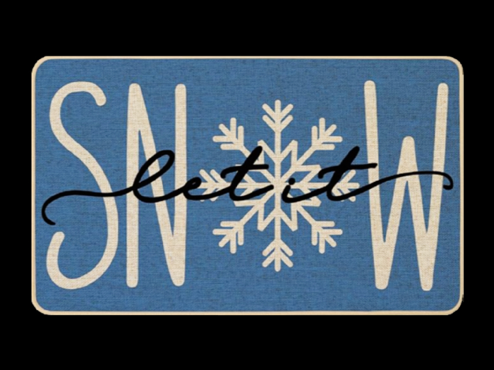 *6KW* FULL PERM Winter 2 Welcome Mat Texture #2