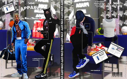::CYN CITY APPAREL:: Fredo Tracky Pants Fp
