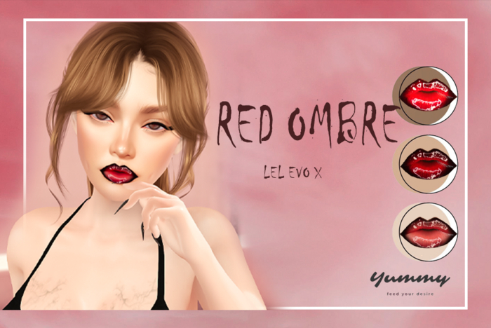 Red Ombre lipstick
