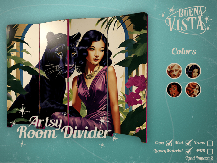 [BV] Artsy Room Divider 