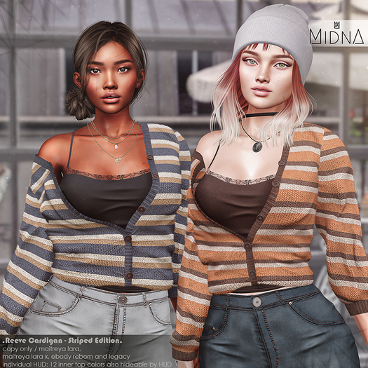 MIDNA - Reeve Cardigan Striped Ed. *FATPACK* [ADD]