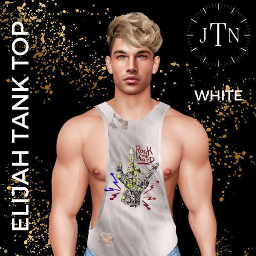 JTN Elijah Tank-White 