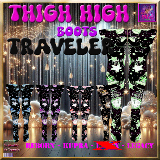 THIGH HIGH TRAVELER GREEN  BOOTS
