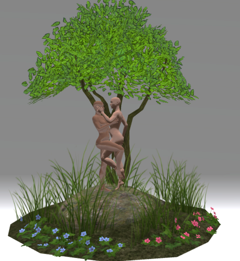 Beautiful Romantic Garden Statue Sculpture Art Scene of Two Women Lovers Woman & Woman Love