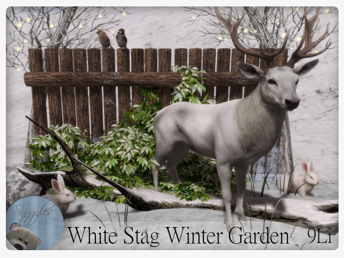 White Stag Winter Garden By Snuggles