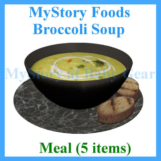 TEXTURE MEAL BroccoliSoupMeal - [MyStory] 1