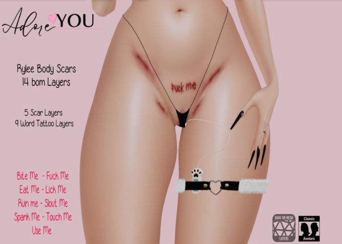 .AdoreYou. Rylee Body Scars {Unpack Hud}