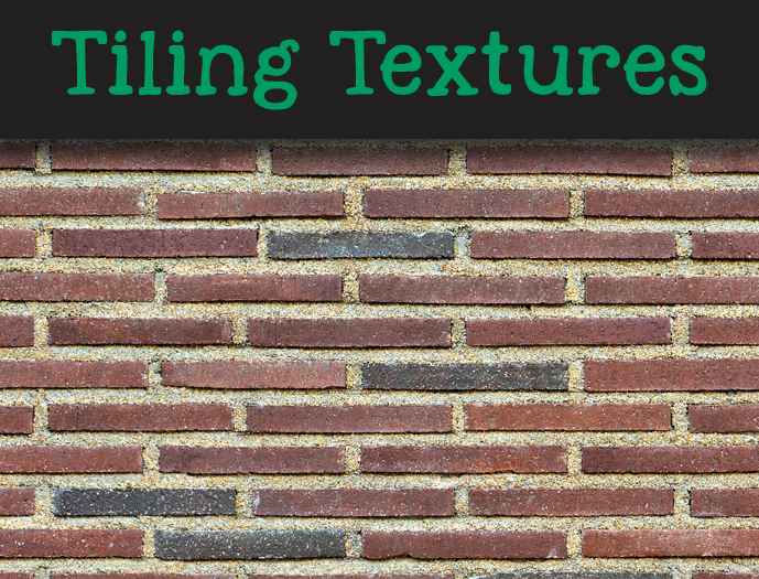 Long Decorative Red and Black Brick Wall - Seamless texture