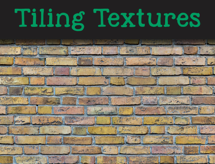 Ochre Brick Wall - Seamless texture