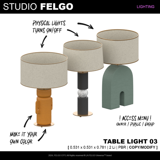 Studio FELGO // Table light 03