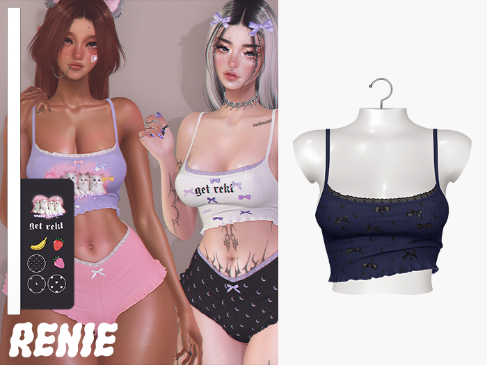 RENIE : NINA CAMISOLE - NAVY