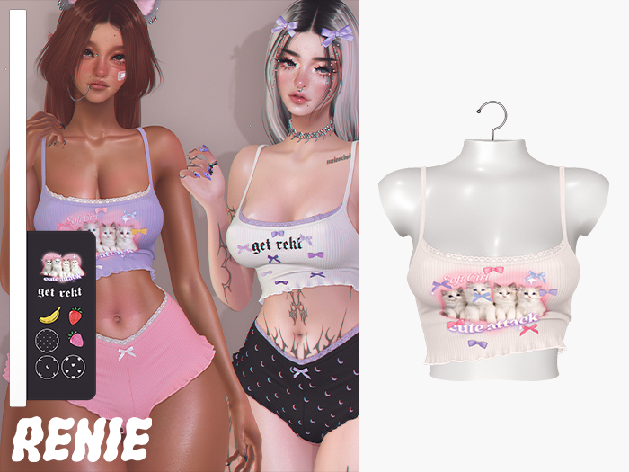 RENIE : NINA CAMISOLE - WHITE