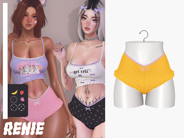 RENIE : NINA SHORTS - YELLOW
