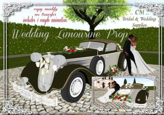 CM..Wedding Limousine Prop