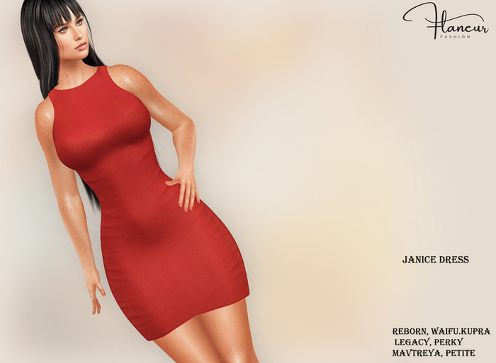 [Flaneur] Janice Dress Fire 