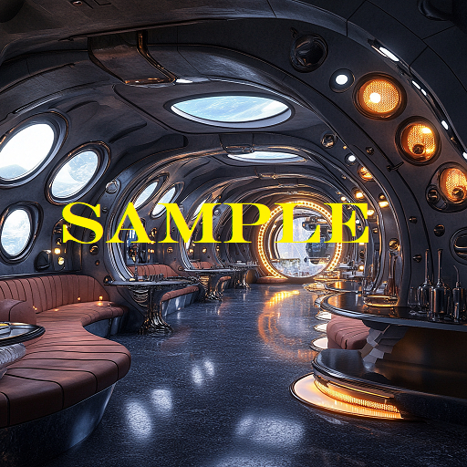 Alien Ship Dining Backdrop HD
