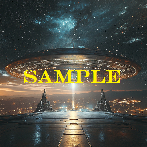 Alien Ship Backdrop Off World