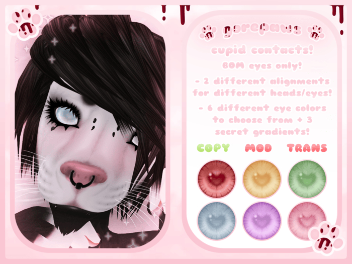 [gorepaws] ; BOM cupid contacts