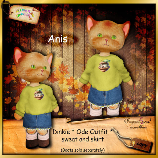 ALF Dinkie * Ode anis outfit