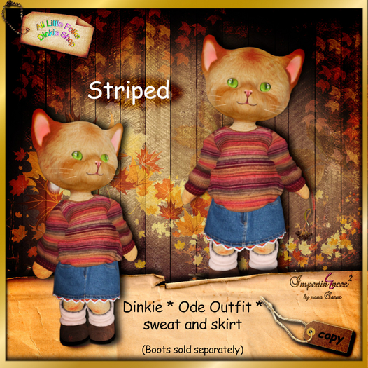 Dinkie Ode Outfit striped