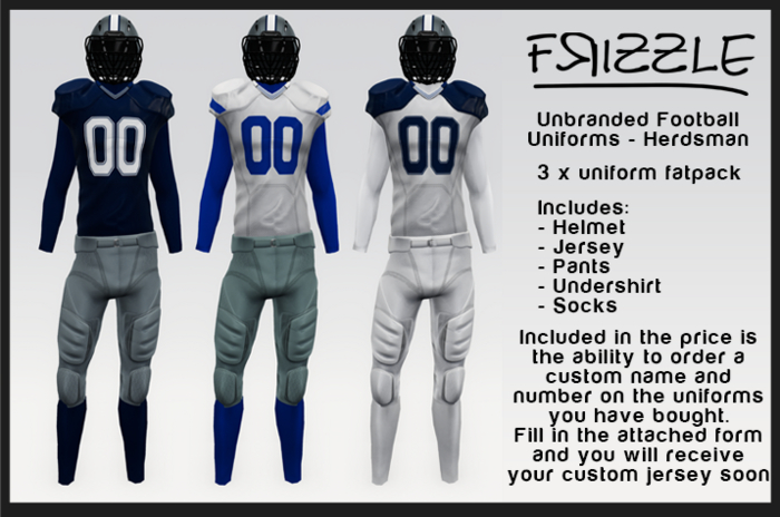 [Frizzle] Herdsman Uniform - Unbranded Football Uniform
